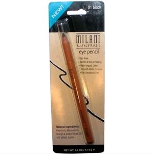 Milani Minerals Natural Eye Pencil #01 Black NIB